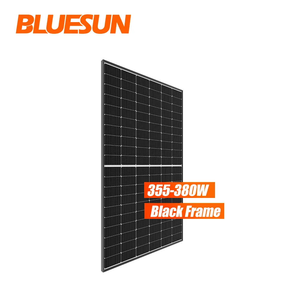 Çin en büyük Bluesun üretim hefei fabrika güneş panelleri 330 watt 375watt güneş paneli fotovoltaik fiyat