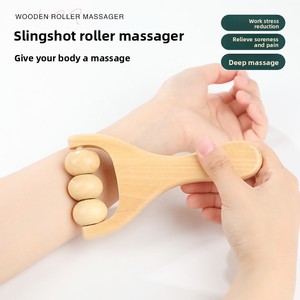 Herramienta de Masaje para Hombros y Cuello, Cepillo de Meridianos de Madera Maciza, Masajeador Corporal Portátil para la Salud - Product Image 4