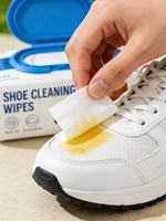 Lingettes nettoyantes jetables pour chaussures à décontamination rapide, très vendues, écologiques, portables, supportent la personnalisation et la vente en gros