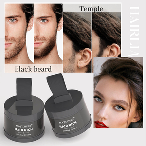 Poudre de maquillage pour la ligne des cheveux avec logo personnalisé, 30 couleurs, retouche instantanée des racines, correcteur de cheveux clairsemés, poudre de teinture pour barbe pour salon - Product Image 3