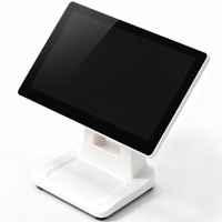 Terminal de point de vente Windows 7 intégré avec tiroir-caisse intégré, imprimante 58 mm, écran 15,6 pouces non tactile, caisse enregistreuse de bureau pour la vente au détail et la vente en gros