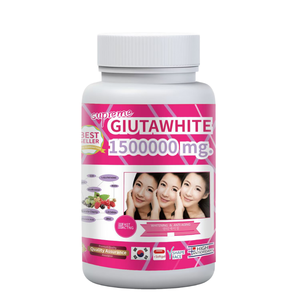 Капсулы Glutawhite 1500000 мг, витаминный антиоксидант для отбеливания кожи, 50 мл, срок хранения 2 года, поддерживает омоложение, товар для здоровья - Product Image 1