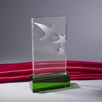 Trophée en cristal personnalisé avec gravure de logo, champion du concours de chanson Eurovision, récompense sportive, souvenir