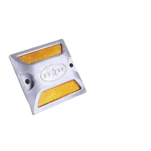 เดอฮี หมุดติดถนนอะลูมิเนียมหล่อขึ้นรูปสองด้าน สะท้อนแสงสูง สำหรับทำเครื่องหมายจราจร ติดตั้งบนพื้นดิน มาตรฐาน IP65 - Product Image 5