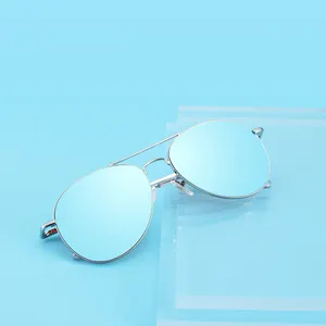 CONCHEN 금속 프레임 태양 안경 디자이너 사용자 정의 선글라스 여성 UV 400 렌즈 남자의 선글라스