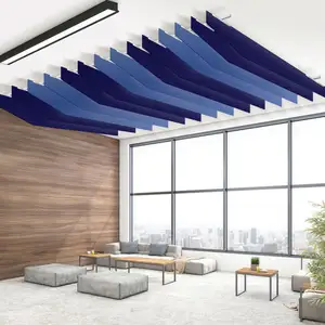 Vật Liệu Hấp Thụ Âm Thanh Thân Thiện Với Môi Trường PET Felt Polyester Fiber Acoustic Soundproofing Studio Acoustic <span class=keywords><strong>Panels</strong></span> - Product Image 1