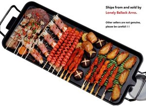 Barbecue <span class=keywords><strong>d</strong></span>'<span class=keywords><strong>intérieur</strong></span> Grill électrique sans fumée plaque de Barbecue antiadhésive poêle électrique multifonction - Product Image 6