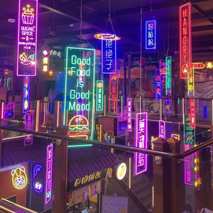 Envío Directo, logotipo personalizado, letrero de neón LED acrílico, decoración de pared para tienda y construcción de Hospital con fuente de alimentación de enchufe AC/DC - Product Image 1