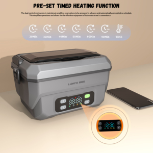 22500mAh 便携式电热饭盒 可充电电热饭盒 316L 食品加热器 户外加热饭盒 - Product Image 5