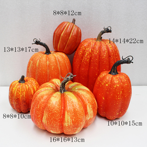 Wholesale Simulated Design <b>Foam</b> <b>Pumpkins</b> for Halloween Thanksgiving Table Fall Harvest Home Decor for Artificial Faux <b>Pumpkin</b> - Product Image 4