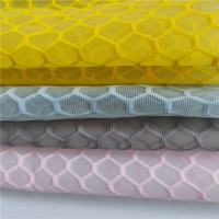 100% polyester tissu grande maille hexagonale tissu bleu classe 3D Air Sandwich mode maille pour la maçonnerie et d'autres applications