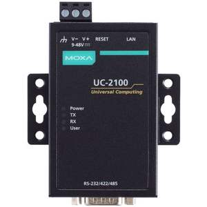Module Ethernet Mini DIN Rail Moxa UC-2101-LX RS-232/422/485 pour l'informatique universelle - Product Image 1