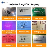Imprimante à jet d'encre thermique industrielle TIJ haute résolution 600 dpi, code QR/code-barres, écran tactile flexible/œuf, cartouches d'encre à séchage rapide