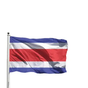 Grand Gratuit Vente Chaude Costa Rica Drapeau Personnalisé Mini Émirats Arabes Unis Drapeau de Main Agitant Le Drapeau