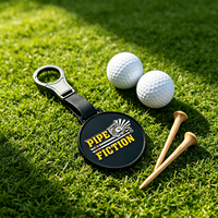 Label Tas Golf Enamel Keras Label Pribadi dengan Pengiriman Langsung dari Pabrik