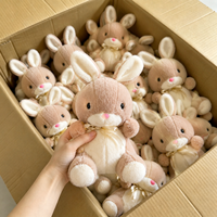 Peluche Lapin 8 pouces personnalisée OEM ODM, Cadeau d'anniversaire en gros, Cadeau promotionnel, Fourniture de fête, Prix de carnaval pour bébé