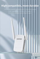 Repetidor WiFi Portátil Mini COMFAST WiFi 4 OEM/ODM, Router Inalámbrico de 2.4 GHz y 300 Mbps, Amplificador de Señal