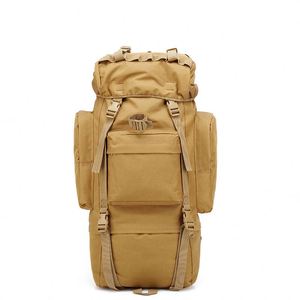 Sac à dos tactique noir de survie pour la randonnée, imperméable, personnalisé, 65L, vente chaude - Product Image 1