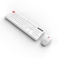 Sunrose WT100 Clavier de jeu ergonomique sans fil étanche à 107 touches 1600 DPI en stock