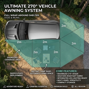 Tente de camping sur <span class=keywords><strong>toit</strong></span> de voiture à énergie solaire, tente rigide pour 4 personnes, pour un camping écologique hors réseau, facile à transporter - Product Image 1