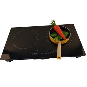 Table de cuisson à induction encastrable en verre pour la maison, appareils de cuisine à commande tactile - Product Image 1