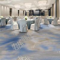 Alfombra de Pared a Pared Personalizada, Alfombra de Gran Formato con Impresión Personalizada, Respaldo de Poliéster PP para Pasillos de Hoteles, Vestíbulos y Casinos