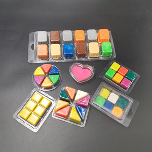 Custom high quality different cavity large wax melt pvc clamshell packaging