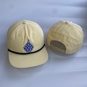 Gorra Snapback de Corduroy Ligera con Visera Plana, Resistente a Desgarros, Fácil de Transportar y Guardar, Ideal para Actividades al Aire Libre y Campismo - Product Image 2