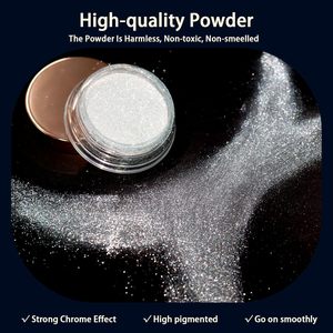 <span class=keywords><strong>Polvo</strong></span> <span class=keywords><strong>de</strong></span> Uñas SH Unicorn Chrome Aurora Mermaid, <span class=keywords><strong>Polvo</strong></span> Brillante Iridiscente Blanco Perla, <span class=keywords><strong>Polvo</strong></span> <span class=keywords><strong>de</strong></span> <span class=keywords><strong>Hadas</strong></span> para Decoración <span class=keywords><strong>de</strong></span> Uñas, Esmalte <span class=keywords><strong>de</strong></span> Gel para Manicura - Product Image 4