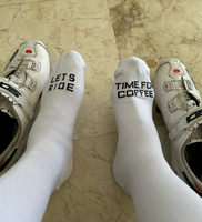 Chaussettes de cyclisme sans couture Pure Design avec logo personnalisé, respirantes, durables, écologiques, pour les jeunes et les enfants, pour l'entraînement