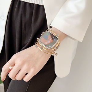 <span class=keywords><strong>Bracelet</strong></span> en métal en acier inoxydable pour femmes de style nouveau avec <span class=keywords><strong>bracelet</strong></span> de montre en perles pour <span class=keywords><strong>Apple</strong></span> <span class=keywords><strong>Watch</strong></span> Ultra 38mm 40mm 49mm 11 10 9 8 7 6 5 <span class=keywords><strong>SE</strong></span> - Product Image 5
