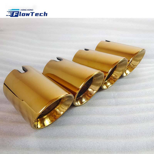 Embout d'échappement FlowTech à branchement direct pour BMW F80 M3 F82 M4 F87 M2, sortie simple, acier inoxydable - Product Image 6