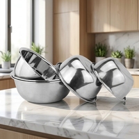 Ensemble de vaisselle en acier inoxydable poli de haute qualité, écologique et moderne, avec petit bol à riz coréen, personnalisable avec logo – Vente chaude