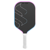 Raquette de pickleball HL-C01, lame en fibre de carbone T700, 225g, forme rectangulaire, finition mate, qualité professionnelle, approuvée par les USA