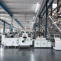 Machine d'impression offset pour couvercles de gobelets en plastique multi-couleurs (6 couleurs) / Imprimante offset pour couvercles / Imprimante pour couvercles de crème glacée