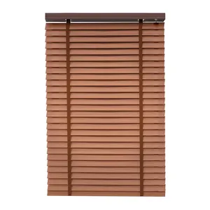 wholesale made to measure motorized faux wood blinds blackout cordless wood blinds for window