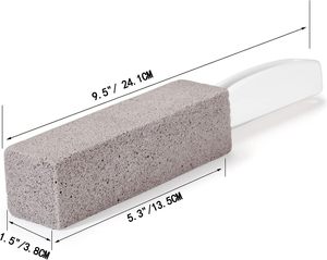 แปรงขัดหินภูเขาไฟทำความสะอาดโถสุขภัณฑ์ พร้อมด้ามจับ - Product Image 2