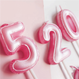 <span class=keywords><strong>Bougies</strong></span> d'anniversaire numérotées faites à la main KLS, design peint or, pour fêtes de Pâques - Figurines de pâtisserie non toxiques et écologiques - Product Image 4
