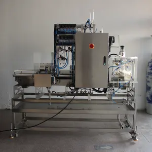Linear 4 heads canning machine business equipment for small brewery use
