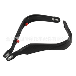 การ์ดแฮนด์มอเตอร์ไซค์ Zuqing คาร์บอนไฟเบอร์ลายอลูมิเนียม ขนาด 22 28 มม. ป้องกันแฮนด์เบรกคลัตช์ สไตล์เกราะอัศวิน - Product Image 3