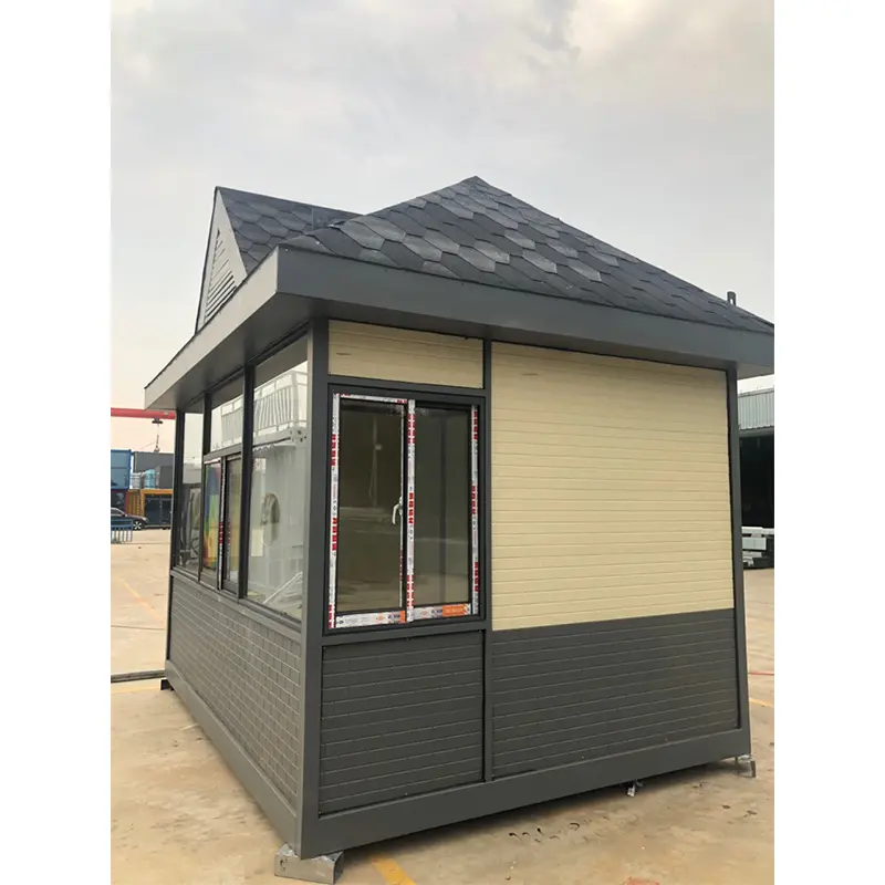 Mini tienda prefabricada portátil para exteriores, guardia de seguridad, casa pequeña, cabina de peaje pequeña, caja de centinela de alimentos prefabricada móvil, quiosco