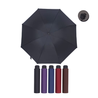 Parapluie manuel pliable compact et portable, coupe-vent, imprimé avec logo personnalisé, idéal pour les cadeaux d'entreprise