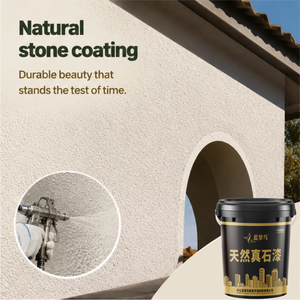 Pittura Effetto Pietra Liscia a Rullo con Applicazione Facile per Progetti Fai-da-te Domestici nel Weekend - Product Image 1