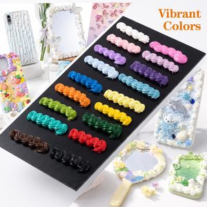Pegamento en Crema de Simulación al por Mayor, 100g/unidad, 30 Colores, Adhesivo en Crema Colorido para Manualidades, Decoración de Carcasas de Teléfono Móvil, Adornos para el Cabello - Product Image 3