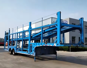 Remorque porte-voitures à 2 essieux pour 6 véhicules, fabriquée en Chine, de haute qualité, pour le transport automobile - Product Image 2