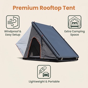 Carpas de Techo Ligeras y Personalizables de Aluminio para <span class=keywords><strong>Australia</strong></span>, con Escalera, Impermeables, de Carcasa Rígida para Automóvil - Product Image 5