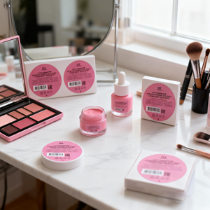 Etiquetas adhesivas personalizadas para botellas de cosméticos, impresas en colores brillantes, con logotipo, a base de aceite, en rollo. - Product Image 4