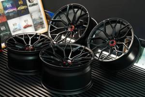 ล้อฟอร์จโมโนบล็อก XINLAI สีดำแบบกำหนดเอง ขอบลึกเว้าลายตาข่าย ขนาด 18-22 นิ้ว 5x112 5x114.3 5x120 สำหรับรถยนต์สมรรถนะสูง - Product Image 4