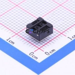 KAN0661-0501C Tactile Switch Bent Lead Through Hole,6x6mm Switch Single Pole Single Throw Round Button Right Angle Insert 6mm - Product Image 2
