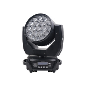 Projecteur à faisceau mobile Jiechuang Led Beam, 19 LED 15W, éclairage de scène couleur intégrale pour bar, karaoké, usage intérieur - Product Image 2
